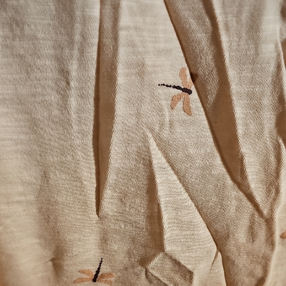 Sonoma Women's Orange Ombre Dragonfly Colored Top Sixe XLarge - Picture 3 of 6